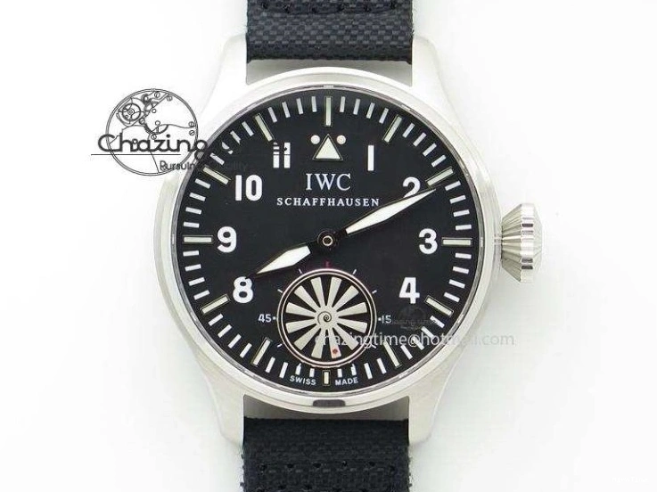 MIROTIME 0507 Supportive Big Pilot IW501008 “Boutique London” SS ZF Best Edition Blue Dial on Blue Leather Strap A 7106